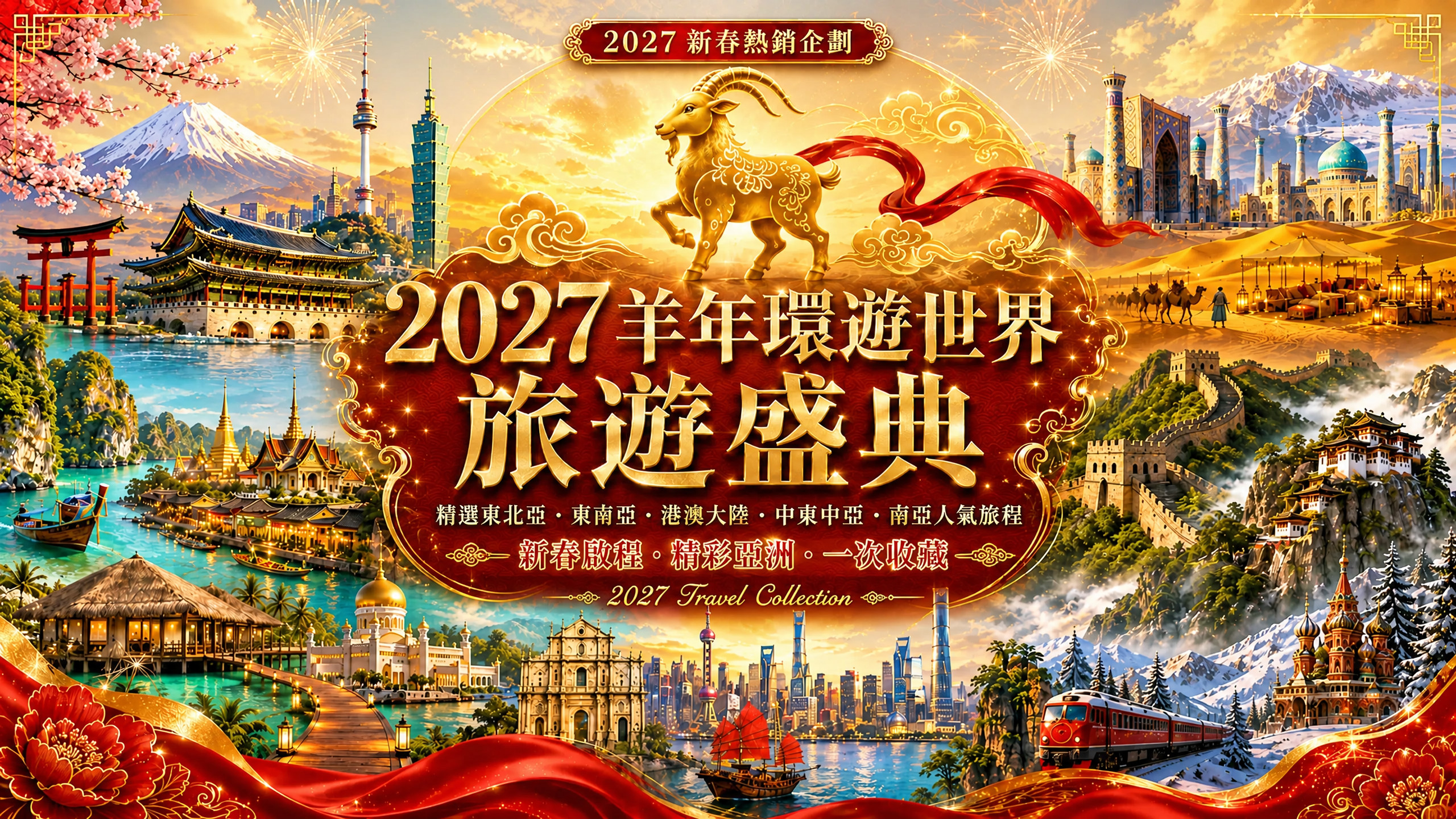 2027羊年環遊世界