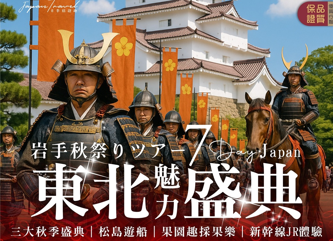 期間限定!日本東北三大秋祭慶典深度之旅7日